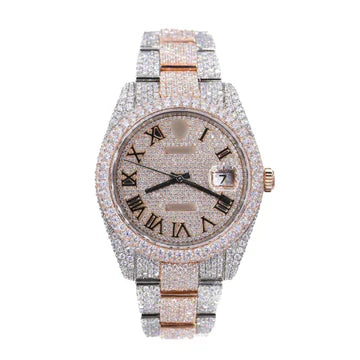 Moissanite Gold Watch